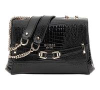 Sac à épaule - GUESS - Silvye Convertible Xbody Flap Bag - Noir - 100% polyuréthane - 26x14x6 cm