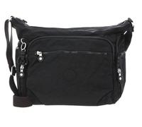 Kipling GABBIE Sac à bandoulière de taille moyenne, Black Noir (Noir)
