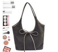 Sac À Épaule Nœud - Grand Cabas Féminin Sous-Bras | Élégant Sac À Main Pour Fête Ou Anniversaire | Seau Rétro En Style Français