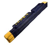 Sac à épée Taichi pour arts martiaux, double couche de rangement avec tissu Oxford et cuir PU, bandoulière réglable pour un transport pratique, noir foncé, Taille unique