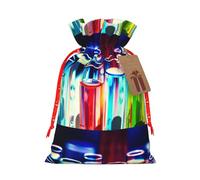 Sac à essai de chimie avec cordon de serrage réutilisable et respectueux de l'environnement pour cadeaux de fête d'anniversaire