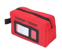 Sac à étiquette de Lock-Out, Sac de Rangement de Balise de Lock-Out de Grande capacité avec Affichage Visible, Sac de sécurité Portable Sac de Poche de Rattrapage Sac pour Tous