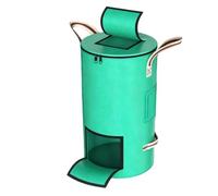Sac à feuilles pliable réutilisable avec poignée collecteur de débris | Sac de ramassage de feuilles de pelouse pour gazon, arbustes, pins, garage, plage, aire de jeux, allée