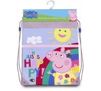 Sac à ficelles - Peppa Pig - 40x30 cm - Polyester - Multisport - Enfant