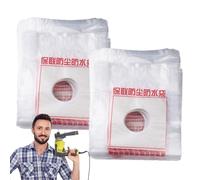 Sac À Filtre À Poussière | 100pcs COLLECTE DE CROSSE DE LA PUSSION - Dispositif Anti-poussière, Fixation De La Collection De Poussière, Outil D'installation De Climatisation Pour Le Marteau Électrique
