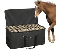 Sac à foin 112 x 46 x 56 cm pour améliorer la digestion et comme récipient de rangement | Sac résistant à l'usure pour balles de foin, pour moutons, alpagas, animaux de ferme, ainsi que pour
