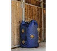 Sac à foin 9 Trous pour cheval Hippotonic Bleu 75x75 cm