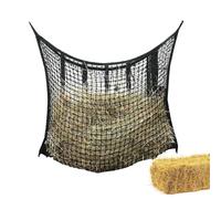 Sac à foin à alimentation lente - Mangeoire à foin rectangulaire suspendue avec filet à foin à alimentation lente | Mangeoire à foin portable, sacs de foin résistants aux déchirures avec trous de