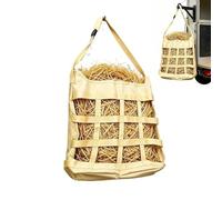 Sac À Foin,Filet d'alimentation en Polyester 600D Rangement - Sacs À Foin Destinés Aux Chèvres - Alimentation pour Animaux Bétail Bovins Ovins en Écurie Ferme Et