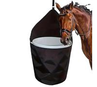 Sac À Foin pour Chevaux - Sac pour Remorque À Chevaux Compatible Seau d'eau 19 litres,Porte-Nourriture Bétail Polyester 900D, Organisateur Portable pour Box Intérieur Et Extérieur