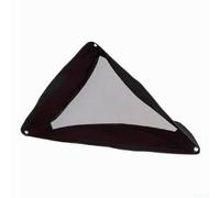 Sac à foin robuste de grande capacité, design d'angle profond avec boucles renforcées, fond en maille respirante pour une utilisation stable sur remorque, noir