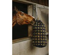 Sac à foin sangle pour cheval Hippotonic Bleu 80x60 cm