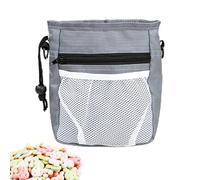 Sac à friandise pour animaux de compagnie - Soupchage à l'entraînement pour chiens, porte-récompense en plein air, distributeur de sacs de merde intégré | Accessoire mains libres pour transporter des