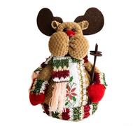 Sac à friandises de Noël réutilisable avec des motifs uniques pour rendre vos vacances plus joyeuses (cerf Little Dude)