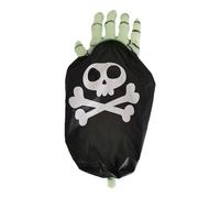 Sac à friandises d'Halloween, sac mignon ou aigre - Sac à sucre amusant squelette fantôme main sucré ou friandise, sac à sucre main squelette effrayant, sac à griffes d'horreur, sac à friandises,