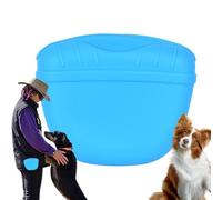 Sac à friandises magnétique pour chien - Sac d'organisation de traitement portable - Accessoires pour petits animaux - Sac de rangement avec fermeture magnétique pour biscuits, viande séchée, jeu