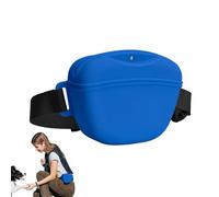 Sac à friandises portable pour chien - Récipient de dressage en silicone pour l'alimentation en plein air, pochette à collation de 650 ml, sac banane idéal pour le dressage du chien, la marche et les