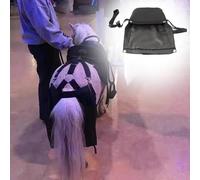 Sac à Fumier de Cheval 1/ 2/ 3/ 4/ 5 Sacs Récupérateurs de Crottins pour Chevaux, Sac à Langer Lavable pour Poney avec Doublure Intérieure en PU, Sac de Ramassage de Crottins Portable avec Fixation(1P