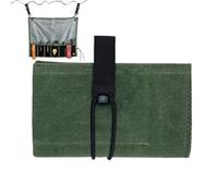 Sac à Gants - Organisateur pour Outils, Lampes de Poche et Couteaux | avec 6 Compartiments, Sangles élastiques et Crochets | pour mécanicien, Garage de Voyage extérieur, Pliable et Portable