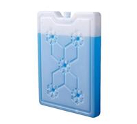 Sac à glace isotherme rectangulaire, anti-fuite, sac de congélation, accessoires de refroidissement avec motifs de flocons de neige, blocs réfrigérants réutilisables comme cadeau pour les