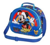 Disney Mickey Mouse Freestyle-Sac à Goûter 3D, Bleu, 25,5 x 20 cm