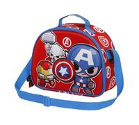 Sac à Goûter 3D Marvel Avengers Impact - KARACTERMANIA - Rouge - Polyester - Enfant - Bandoulière
