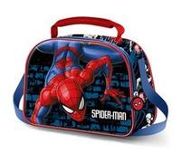Sac à Goûter 3D - Marvel Spiderman Wall - Rouge - Taille Unique Rouge