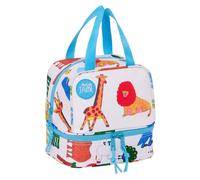 Safta ALGO DE Jaime - Sac à goûter, qualité et résistance maximale, pour Nourriture, Loisirs, goûter et Petit déjeuner, 20 x 15 x 20 cm, Couleur Blanche, Blanc, Estándar, Décontracté