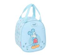 Sac à goûter thermique - safta - 19x14x22 cm - Bleu clair - Polyester résistant - Doublure aluminium - Capacité 5L