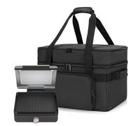 Sac à grill intérieur, sac transport en grille, sac gril électrique | Sac à grill électrique à double couche, sac transport en boulangette en double couche pour grils, étui rangement grill intérieur a