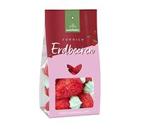 Sac à guimauves aux fraises | Guimauves douces et moelleuses en forme de fraise pour l'été | Pour offrir, goûter ou décorer | Guimauves aux fraises