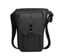 Sac à Jambe de Moto, Sac Banane for Jambes Tombantes for Hommes, Sac Banane for Cyclisme en Plein air(Schwarz)