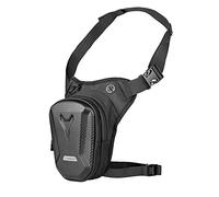 Sac à Jambe pour Hommes Femmes Motorcycle imperméable Multi-Fonction Sports Ceinture de Sport pour la randonnée Camping Croche de Moto Pêche, A-Black, 35 cm * 5cm * 3cm, Cool