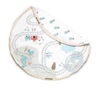 Sac à jouets et tapis de jeux 2 en 1 Trainmap/ours Play and Go