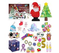 Sac à jouets Gadget boîte mystère, 24 pièces, calendrier à venir, Surprise, boîte-cadeau de noël, libération de pression, fossette Simple, cadeau de roman 2022