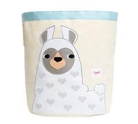 3 Sprouts Sac à jouets Lama Grand Multicolore