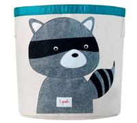 Sac à jouets raton laveur gris TU