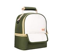 Sac à lait isotherme pour écolières - Double couche - Préservation du sein - Sac à dos pour tout-petits, Vert, taille unique