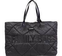 Childhome Sac à langer Family Bag - Grande contenance, pochette détachable - Noir matelassé