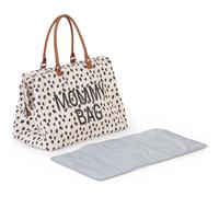 Childhome, Mommy Bag, Sac à Langer, Maternité, Sac de voyage, Grande Contenance, Tapis à Langer, Bandoulière Ajustable, Compartimenté, Poche Isotherme, Passage pour Valise, Leopard