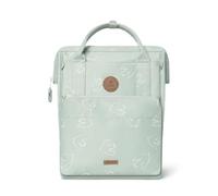 Sac à Langer à Dos CABAIA - Medium 18L - Pochette Isotherme 3L, Attaches Poussette - Sac à Dos Bébé Design & Déperlant - Aix-en-Provence Vert Menthe