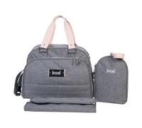 Sac à langer Baby On Board - Urban Sweet Pink (Gris/Rose) avec Sac Repas Isotherme Inclus