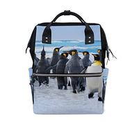Sac à langer Bkeoy Antarctique Animal Pingouin Sac à langer multifonction pour maman, maman, papa, unisexe
