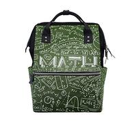 Sac à langer Bkeoy Vintage Physique Formule Mathématique Sac à langer Multifonction Voyage Sac à dos pour maman Maman Papa Unisexe
