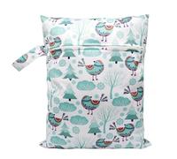Sac à langer compact et léger pour bébé, motif dessin animé, sac de rangement pour couches humides, sèches avec poignée pour les parents à la mode, organisateur de couches sec, étanche, réutilisable
