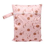 Sac à langer compact et léger pour bébé, motif dessin animé, sac de rangement pour couches humides, sèches avec poignée pour les parents à la mode, organisateur de couches sec, étanche, réutilisable