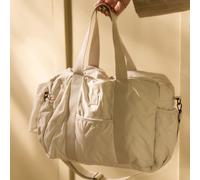 Jollein Sac à langer Embossed Lily – motif gaufré, déperlant, bandoulière réglable – Sand