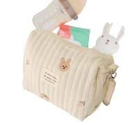 Sac à langer en coton multi-poches pour bébé | Sac à langer grande capacité | Idéal pour les voyages, un usage quotidien et les nouveaux parents, b, Refer to description, Unisexe