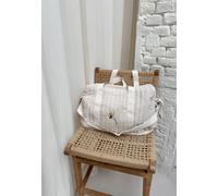 Sac À Langer En Gaze De Coton Eden Beige TU