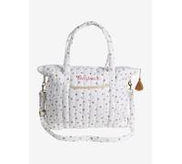 Sac à langer en gaze de coton Plume blanc imprimé TU